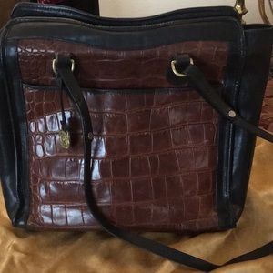 Brahmin leather shoulder bag